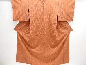 斜め格子模様単衣小紋着物